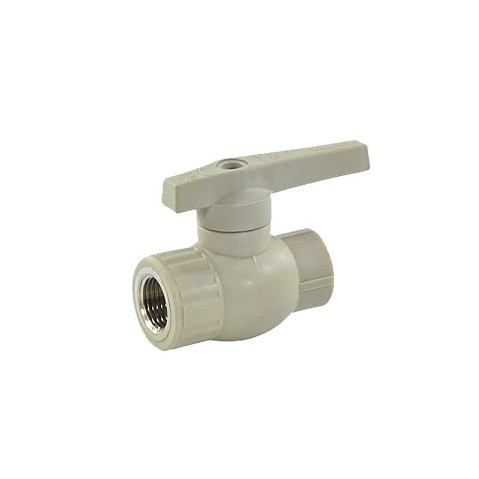 Кран шаровой комбинированный VALFEX 25 PN 25 G-3/4'' серый купить в Москве | "Проконсим"
