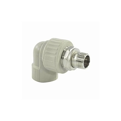 Угольник для радиатора VALFEX 25 PN 25 G-1/2'' американка-НР серый купить в Москве | "Проконсим"