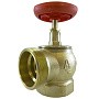 Клапан пожарный латунный КПЛМ DN50 PN16 угловой 90гр. муфта-штуцер с удлиненным шпинделем Апогей купить в Москве | "Проконсим"