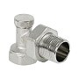 Клапан для радиаторов VALFEX VF.019.N.04, PN-10, угловой, настроечный G-1/2" ВР-НР купить в Москве | "Проконсим"