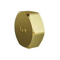 Заглушки латунные DN 15-50 PN 40 муфтовая LD Pride купить в Москве | "Проконсим"