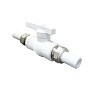 Краны шаровые ПП DN 20-32 PN 25 с двусторонним разъемным соединением белые Valfex купить в Москве | "Проконсим"
