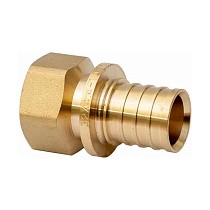 Муфты латунные для PEX труб DN 16-32 PN 16 под надвижную гильзу тяжелая MVI SF.621 купить в Москве | "Проконсим"