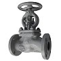 Клапан запорный стальной 15с22нж DN 20 PN 40 фланцевый 150мм до 420гр. РФ