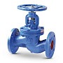 Клапан запорный (вентиль) DN 40 PN 16 фланцевый 200мм до 160гр. графитовый чугунный FAF 2100040