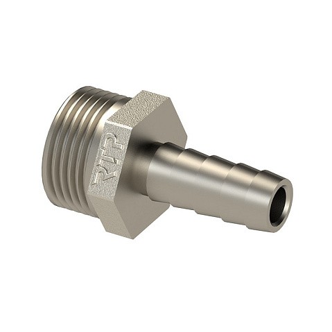 Штуцер никелированный DN 20 PN 40 НР3/4'' с ершом под шланг d20мм прямой купить в Москве | «Проконсим»