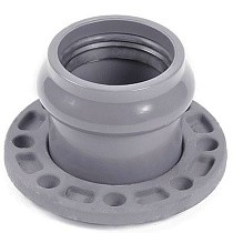 Патрубки НПВХ раструбные SDR26 DN 90-315 PN 10 с металлическим фланцем Хемкор купить в Москве | "Проконсим"