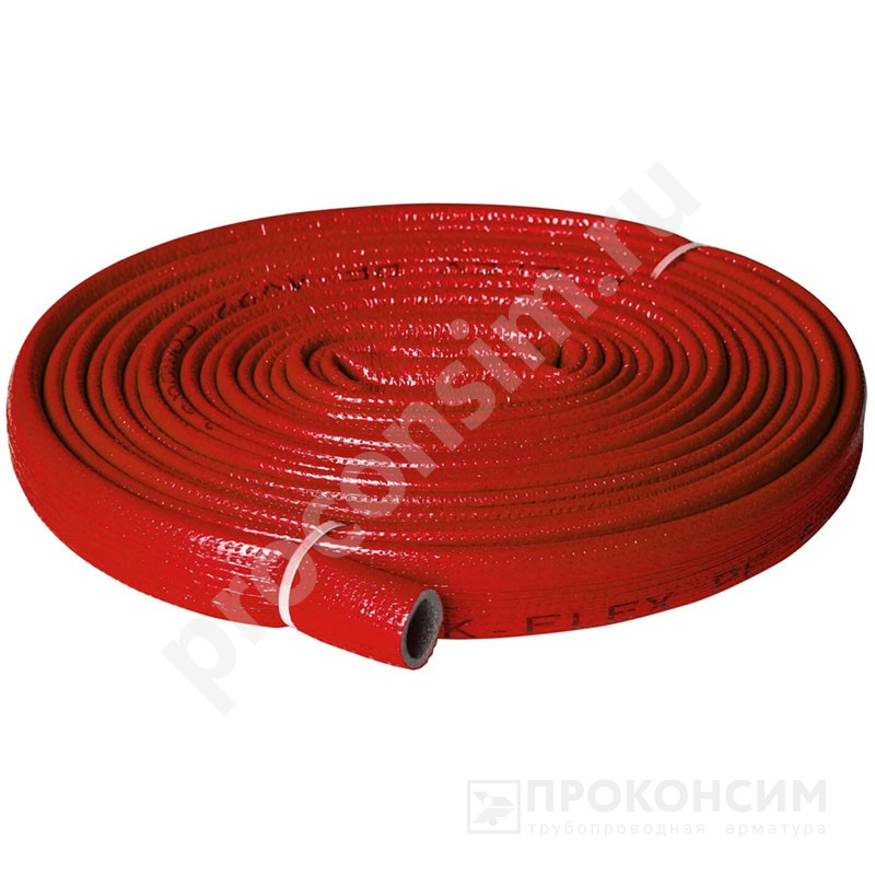 Цена [%TOWN_PRICE%].  Ожидается пополнение. Трубка теплоизоляционная K-FLEX COMPACT RED, DN 15 толщина 9мм от -40 до +95°C длина 2м (930027113) со склада Проконсим в Москве