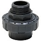 Муфта разборная НПВХ DN 32-1" PN 16 клеевая с наружной резьбой черная Aquaviva BMG32100 купить в Москве | "Проконсим"
