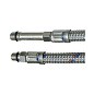 Гибкая подводка для смесителя с оплеткой из нержавеющей стали М10х1-G1/2 60см (2шт.) купить в Москве | "Проконсим"