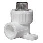 Угольник установочный ПП 20-1/2'' PN 25 с наружной резьбой белый VALFEX  купить в Москве | "Проконсим"