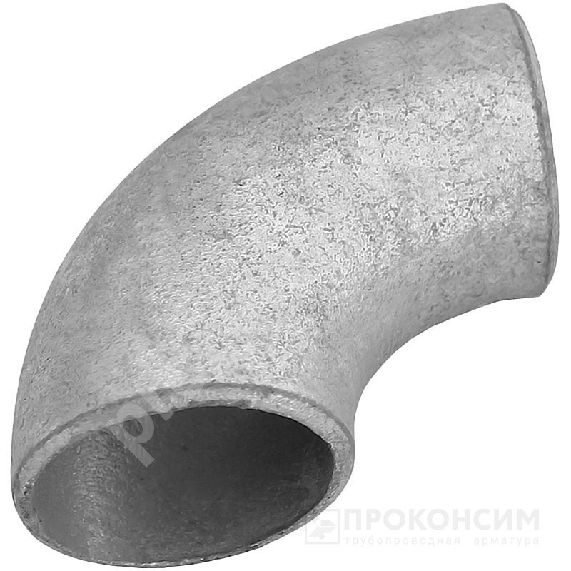 Цена по запросу. Новинка! . Отвод стальной Ду200 Дн219 х 15мм Ру16 крутоизогнутый оцинкованное (930603112) на складе Проконсим в Москве