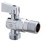 Кран латунный шаровой угловой MVI BV.463 DN 15-15 PN 10 штуцер бабочка купить в Москве | "Проконсим"