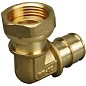 Угольник латунный для PEX труб 25-3/4'' PN 10 OP под надвижную гильзу с накидной гайкой ONE PLUS купить в Москве | "Проконсим"