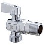 Кран латунный шаровой угловой MVI BV.463 DN 15-15 PN 10 штуцер бабочка купить в Москве | "Проконсим"
