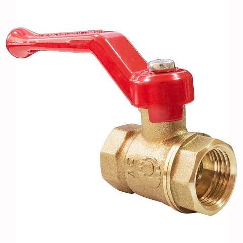 Краны латунные шаровые 11Б27фт1М DN 15-50 PN 40 рычаг муфта-муфта Valfex.214 Optima купить в Москве | "Проконсим"