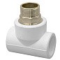Тройник комбинированный ПП 50-1 1/2'' PN 25 под ключ с наружной резьбой белый РТП 10761 купить в Москве | "Проконсим"