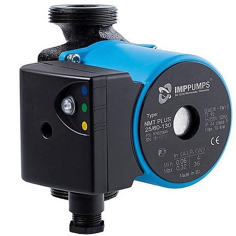 Насос циркуляционный с мокрым ротором NMT PLUS 20/90-130 100Вт 1х220В с электронным упр. резьбовой PN10 110C IMP PUMPS купить в Москве | "Проконсим"