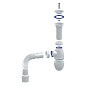 Сифон для мойки Unicorn В120Р, 40х50 гибкий отвод, 1 1/2'' х40 пластиковая чаша купить в Москве | "Проконсим"