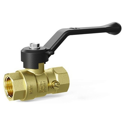 Кран латунный шаровой DN 15 PN 16 под манометр G1/2''хG1/2'' муфта-муфта рычаг LD Pride 44.341.15 купить в Москве | "Проконсим"