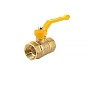 Кран латунный шаровой Галлоп газовый DN 40 PN 16 муфта-муфта рычаг