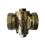 Кран латунный газовый 11Б39бк DN 25/20 PN 1 натяжной полный проход Беларусь