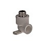 Угольник установочный ПП 25-3/4'' PN 25 с наружной резьбой серый