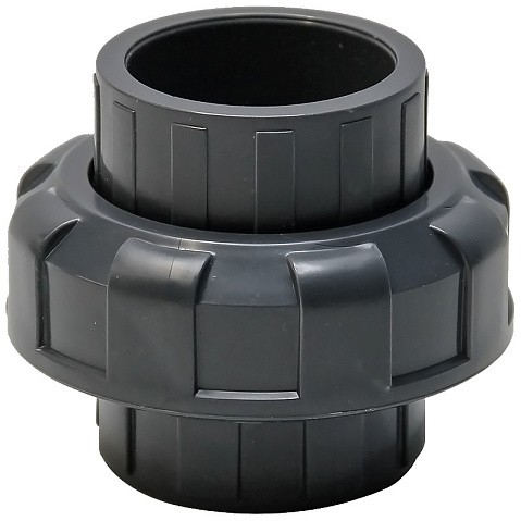 Муфта разборная НПВХ DN 110 PN 16 клеевая уплотнение EPDM черная Aquaviva BOD1100 купить в Москве | "Проконсим"