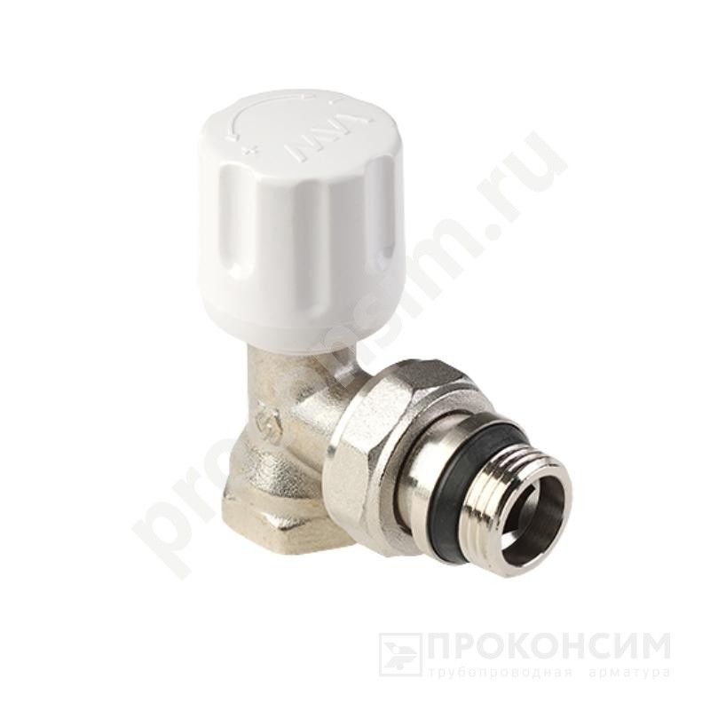 Цена по запросу.  Под заказ. Клапан радиаторный ручной DN 15 PN 10 угловой, с уплотнением MVI TR.211.04 (922101040) на складе Проконсим в Москве