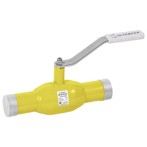 Кран стальной шаровый DN 65- 50 PN 25 360мм сандартнопроходной приварной газовый Temper купить в Москве | "Проконсим"