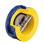 Клапан обратный двухстворчатый чугунный DN 100 PN 16 (створки - чугун) межфланцевый до 100гр. Zetkama zCHE.407A100C56