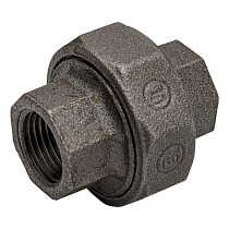 Американки чугунные DN 15-50 PN 16 муфта-муфта с плоской прокладкой Fittex Plus купить в Москве | "Проконсим"
