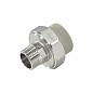 Муфта комбинированная разъёмная VALFEX 20 PN 25 G-1'' американка-НР серая купить в Москве | "Проконсим"