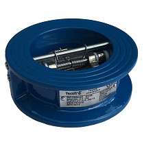 Клапаны обратные 2-створчатые DN 40-300 PN 16  чугунные створки межфланцевые Tecofi CB3448N купить в Москве | "Проконсим"