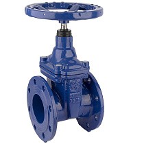 Задвижки чугунные DN 40-600 PN 16 с обрезиненным клином Рашворк 101