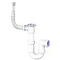 Сифон для мойки Unicorn Y421, 1 1/2'' х40 без отвода, чаша из нержавеющей стали, круглый перелив купить в Москве | "Проконсим"