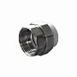 Муфтаразъемная ПП 25-1/2''  с внутренней резьбой белая Политэк купить в Москве | "Проконсим"