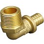 Угольник латунный для PEX труб 20-3/4'' PN 10 под надвижную гильзу с наружной резьбой ONE PLUS
