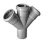 Крестовина ПП для канализации косая 45гр. 50- 50- 50 Valfex купить в Москве | "Проконсим"