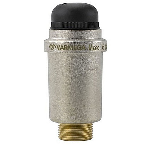 Воздухоотводчик VARMEGA VM132 DN20 PN6 вертикальный выпуск НР-3/4'' автоматический купить в Москве | "Проконсим"