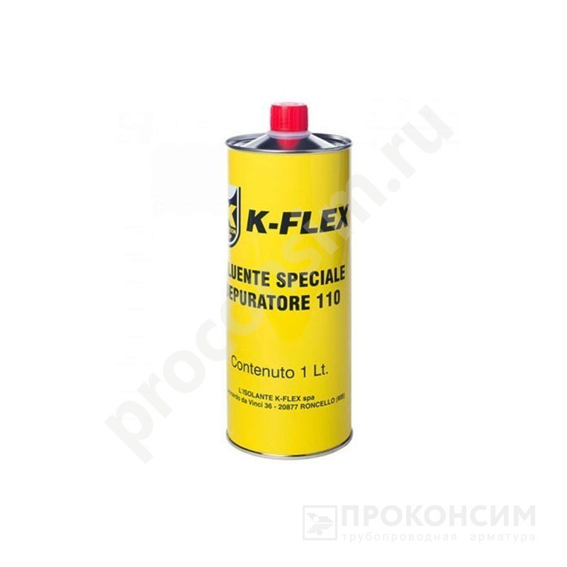 Цена 1 860 рублей с НДС.  Ожидается пополнение. Очиститель K-FLEX 1.0 lt 850VR020001 со склада Проконсим в Москве