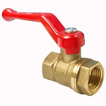 Краны латунные шаровые 11Б27фт1М DN 15-50 PN 40 рычаг муфта-муфта Valfex.214 купить в Москве | "Проконсим"