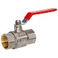 Кран латунный шаровый DN 25 PN 40 никелированный рычаг муфта-муфта РИДАН BVR-R 065B8309RG купить в Москве | "Проконсим"