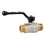 Краны латунные шаровые DN 15-25 PN 40 никелированные рычаг штуцер-штуцер LD Pride 47.305 купить в Москве | "Проконсим"