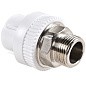 Муфта ПП под ключ 50-1 1/2'' PN 25 белая РВК купить в Москве | "Проконсим"