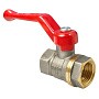 Кран латунный шаровой Valfex.214.NR1 11Б27фт1М DN 32 PN 40 никелированный муфта-муфта рычаг