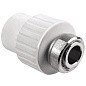 Муфта комбинированная ПП 20-1/2'' PN 25 с накидной гайкой белая РТП 10696 купить в Москве | "Проконсим"