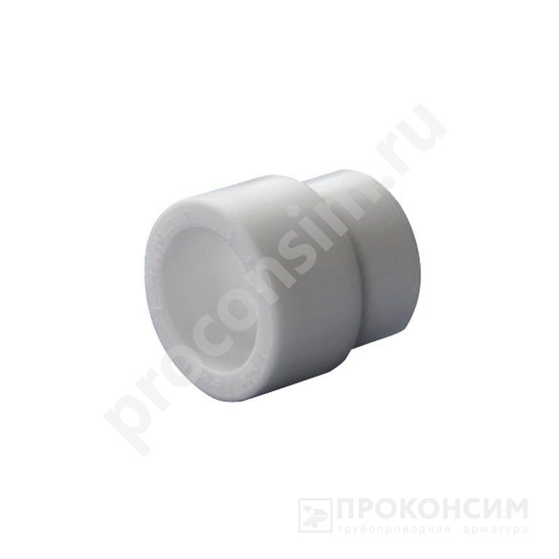 Цена по запросу.  Товар больше не поставляется. Муфта переходная ПП 32-25 муфта-муфта белая Политэк 9000003225 (251212156) со склада Проконсим в Москве