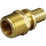 Муфта латунная для PEX труб 32-1'' PN 10 под надвижную гильзу с наружной резьбой ONE PLUS