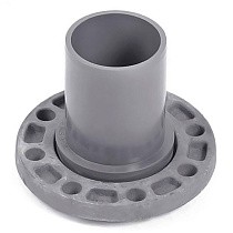 Патрубки НПВХ гладкие SDR26 DN 90-315 PN 10 с металлическим фланцем Хемкор купить в Москве | "Проконсим"